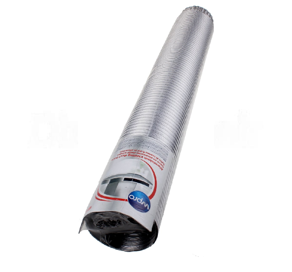 Wpro - Tub flexibil de evacuare din aluminiu (ø 110 mm x l 3 m) - 484000008640 - pentru Hota
