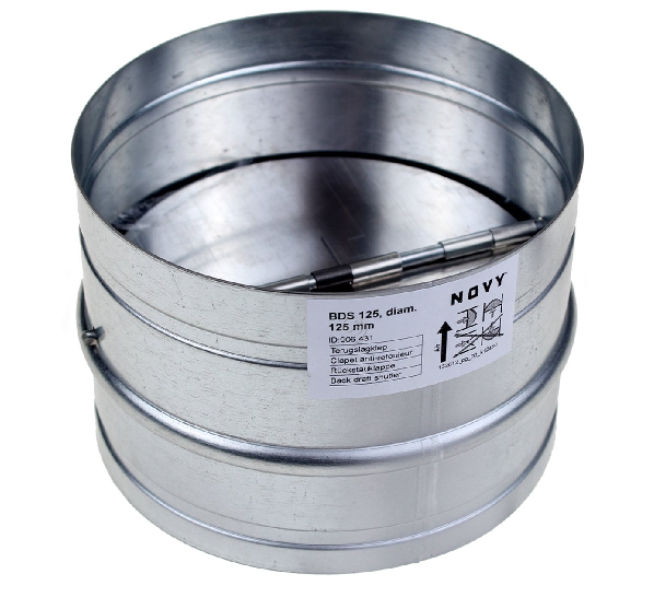 Novy - Clapetă anti-retur diametru 125 mm - 906431 - pentru Hota