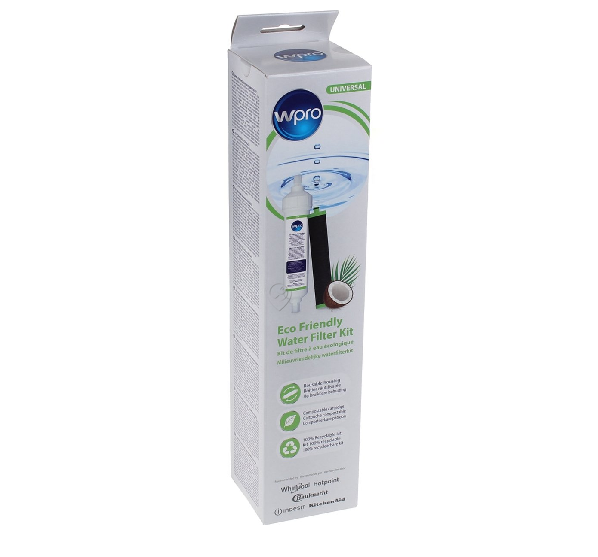 Whirlpool - Set de filtre de apă eco Efk001 pentru frigider american cu racord de 1/4" - C00852782