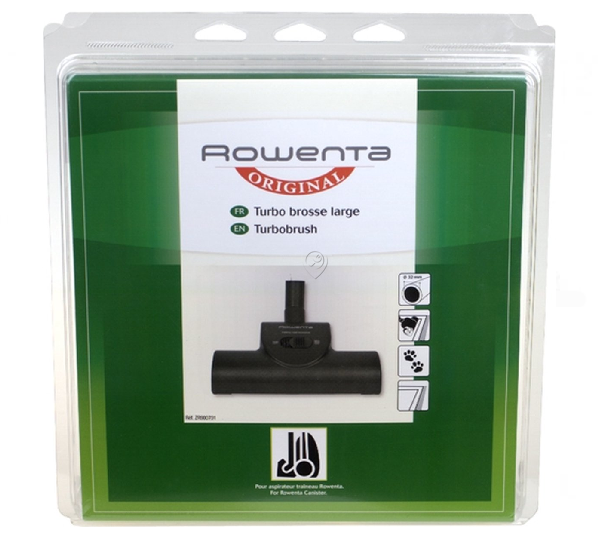 Seb - Perie Turbo lată 32 mm pentru covoare/păr de animale - ZR900701 - pentru Aspirator SEB TEFAL CALOR MOULINEX - 461010  -  461010_NL NL