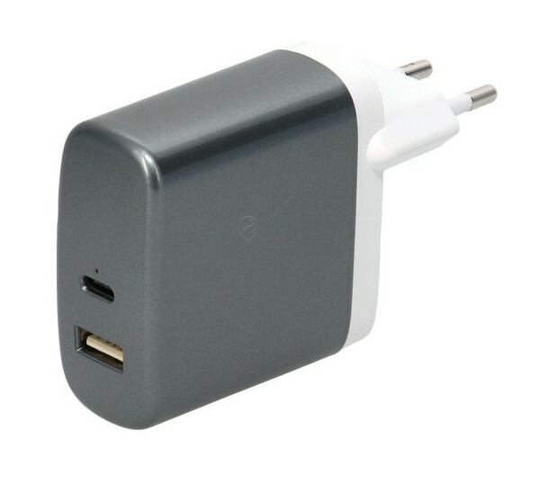 Erard - Adaptor de alimentare - USB A + USB C - 230V - 5V/3A - 728204