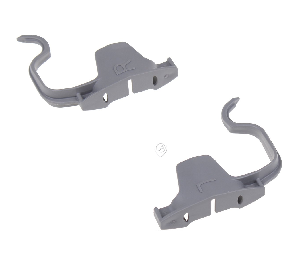 Bosch - Opritor pentru capătul șinei coșului superior în spatele mașinii de spălat vase, set de 2 bucăți - 10029558