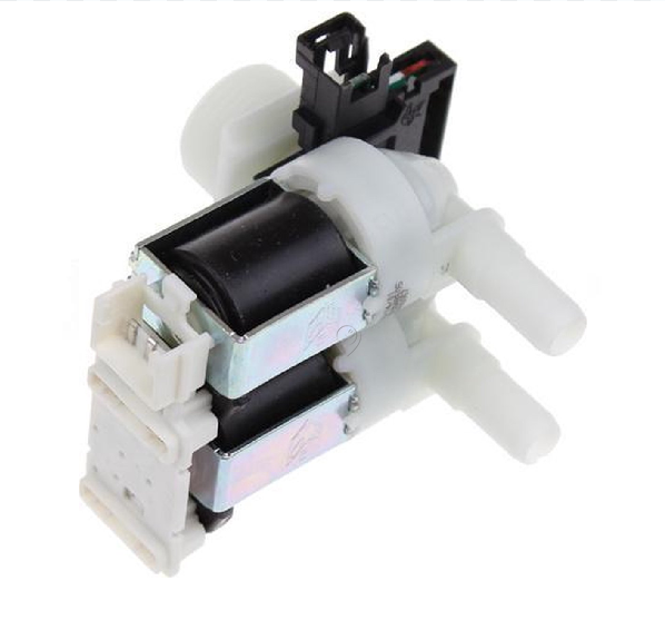 Bosch - Supapă de admisie - dublă - dreaptă (180°) - 00606001 - pentru Mașină de spălat haine BOSCH - 3TS81101A/20