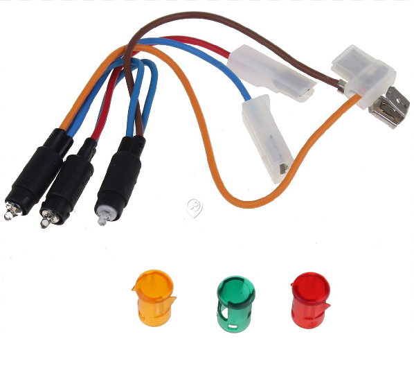 Ariston - Grup de lămpi - verde / roșu / galben pentru frigider - C00271960