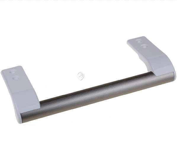 Whirlpool - Mâner ușă frigider - alb/aluminiu h=233mm - 481010360348 - pentru WHIRLPOOL - 850103196000 - WME1410A+W