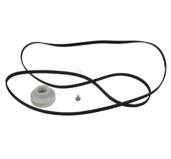 Fagor / brandt - Fulie + curea poli-V 1965 h elastică - 57X2507 - pentru Uscător de haine FAGOR / BRANDT - 27C1EDEEA - ROMAN-STC62