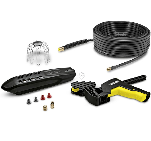 Karcher - Furtun pentru curățarea jgheaburilor și canalizărilor 20m - 26422400 - pentru Curățător cu presiune