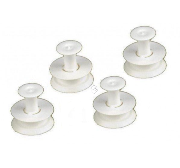 Whirlpool - Roți pentru mașina de spălat vase adg 952 set original de 4 bucăți - 481252888113 - pentru WHIRLPOOL - ADG952