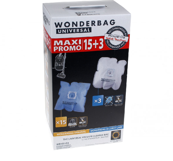 Seb - Saci de aspirator Wonderbag x15 + Allergy Care - WB4091FA