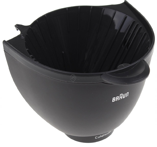 Delonghi - Suport de filtru, negru mat/gri - AS00000002 - pentru Aparat de cafea