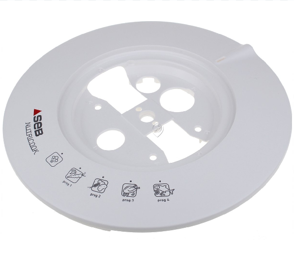 Seb - Capac cu flanșă pentru oală sub presiune Nutricook - ø 253mm - SS980944 - pentru SEB TEFAL CALOR MOULINEX - P422140007A