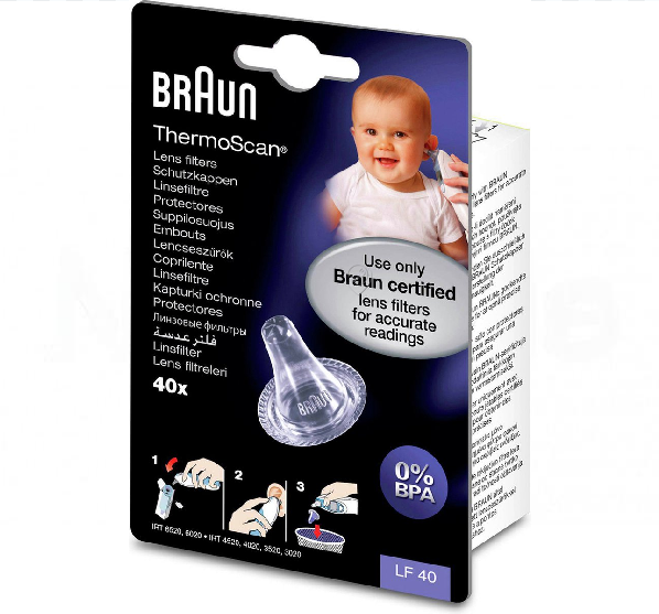 Braun - Capace pentru lentile termoscan lf40 - LF40 - pentru Îngrijire corporală BRAUN - LF20