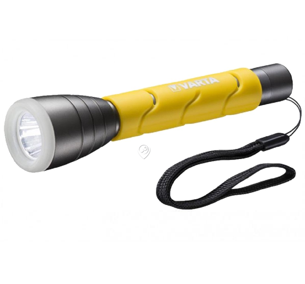 Varta - Lanternă LED negru-galben pentru 2 baterii AA - 18628101421 - pentru Iluminat