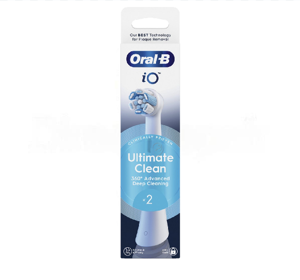 Oral-B - Capete de periuță - IO Ultimate Clean White - pachet de 2 - 8700216456791