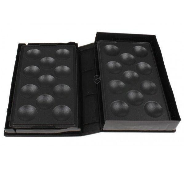 Tefal - Placă pentru mini clătite colecția de gustări (n°12) - XA801212 - pentru Aparat de vafe SEB TEFAL CALOR MOULINEX - SW852D12AMA