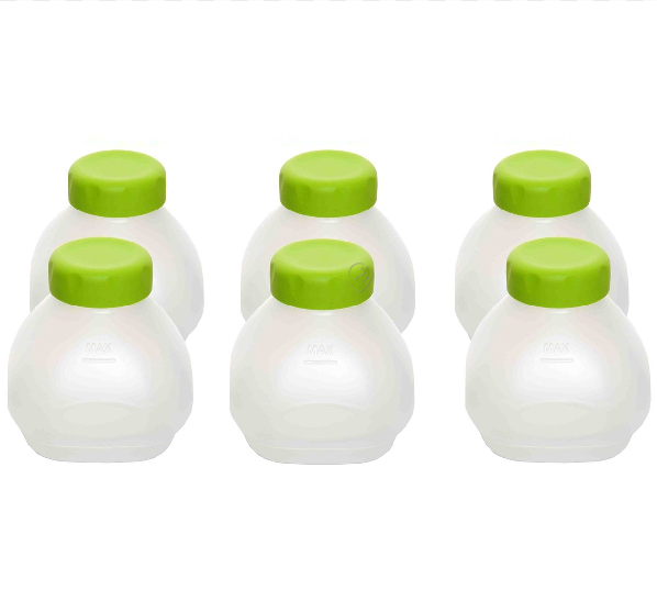 Seb - Sticle de iaurt pentru băut (pachet de 6 buc) - XF102000 - pentru Aparate casnice mici SEB TEFAL CALOR MOULINEX - YG651121350