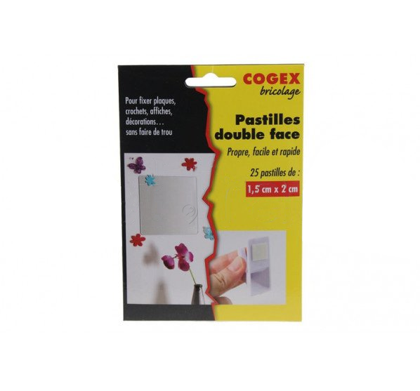 Facom - Set de 25 de plăcuțe adezive cu două fețe - 84107