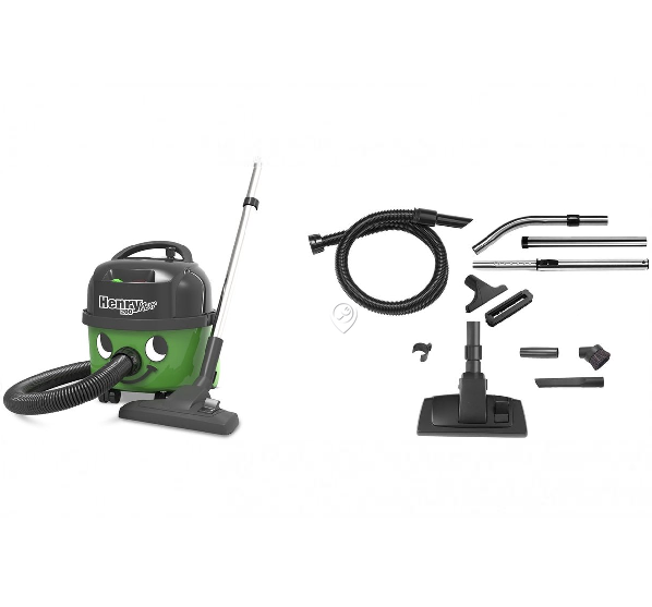 Numatic - Aspirator Henry Next HVN202-11 verde cu kit 620W - 9L - HVN20211
