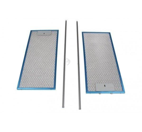 Atag - Filtru metalic - 840x176mm set de 2 bucăți + șină - 576634 - pentru Hota