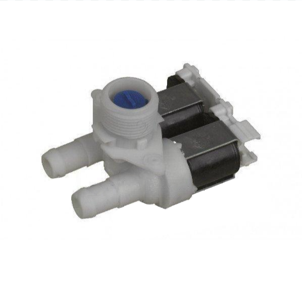 Whirlpool - Supapă de admisie - cu unghi dublu - 481227128558 - pentru Mașină de spălat haine WHIRLPOOL - 855492312000 - WAK5440