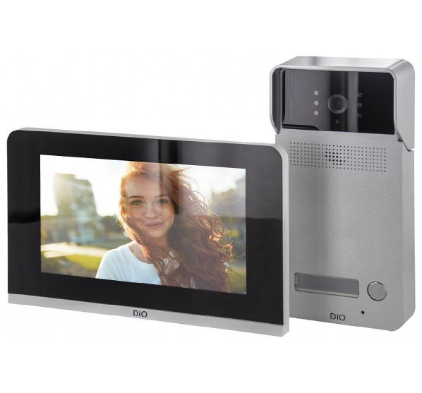 Chacon - Videointerfon de 7" cu ecran tactil - 2 fire - DIOVDPMKT01