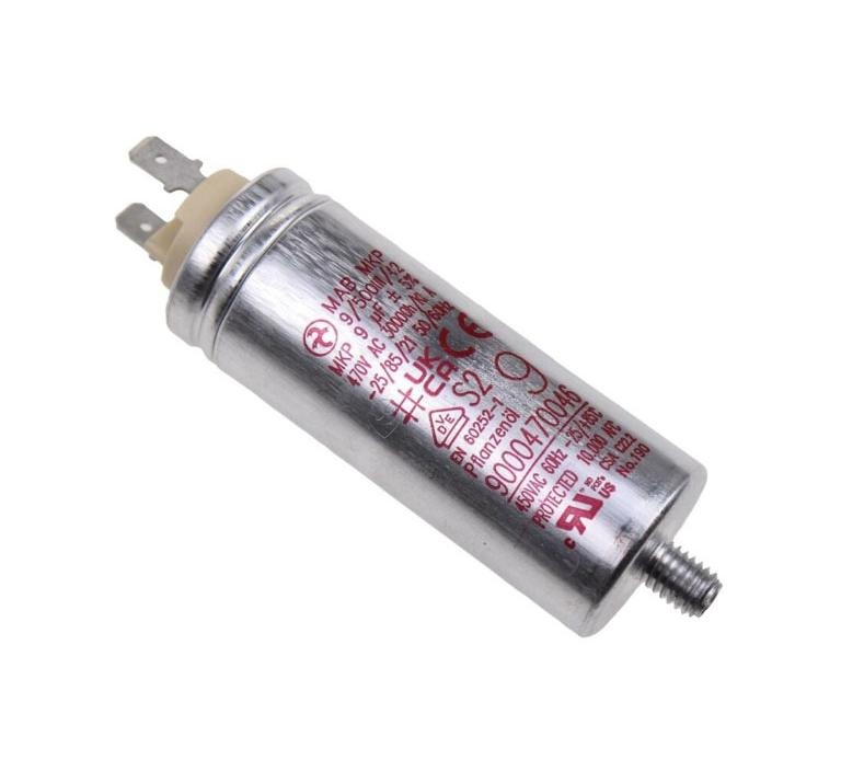 Bosch - Condensator, folie metalică - 9µF - 00622991 - pentru Uscător de haine BOSCH - WTB84272FG/01