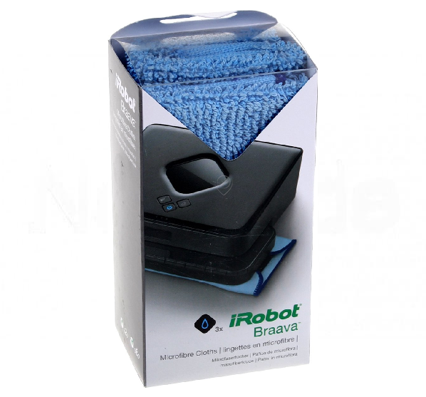 Irobot - Set de lavete - lavetă din microfibră - kit 3 buc., mop braava - 4409706 - pentru Aspirator