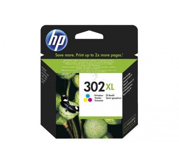 Hewlett Packard - Cartuș de cerneală HP tricolor nr. 302 XL - F6U67AE