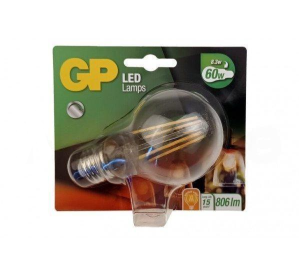 GP - Bec LED cu filament clasic dimabil E27 8,3W = 60W 7782 - 745GPCLAS078234CE1 - pentru Iluminat