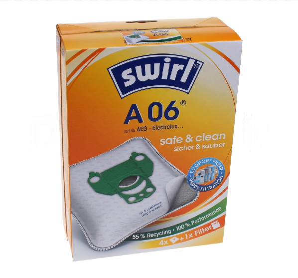 Swirl - Sac aspirator y06 pachet de 4 bucăți - A06