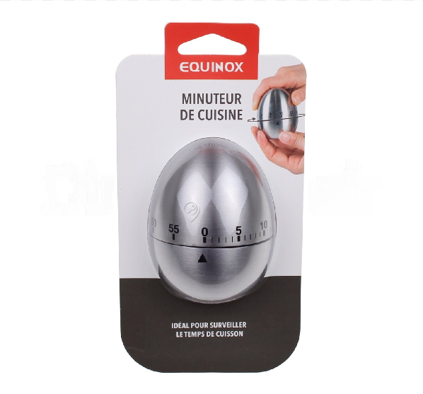 Temporizator de bucătărie din inox Equinox - 517635