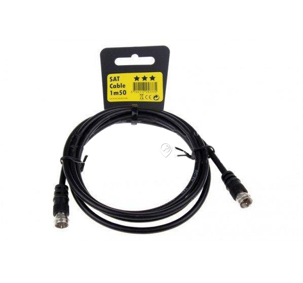 Erard - Produse Star - Cablu satelit - 1m50 - X005777 - pentru TV/audio/video