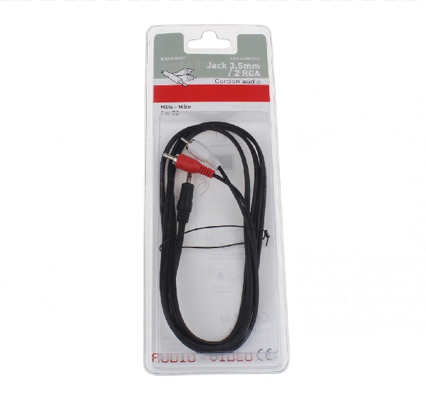 Erard - Jack 3.5mm / 2 RCA - 1.50m - 721525 - pentru TV/audio/video
