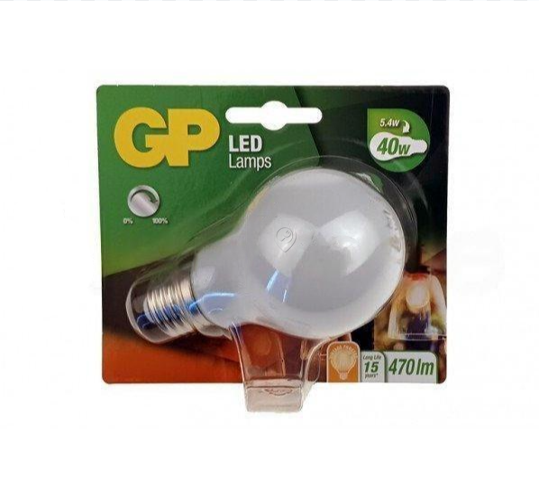 Gp - Lampă LED gp 080473 e27 a60 clasică mată dim 5.4 - 745GPCLAS080473CE1 - pentru Iluminat