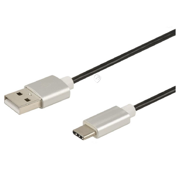 Erard - Cablu USB C m / USB m - 3A - 1m (conectori din aluminiu) - 722449 - pentru Telefonie