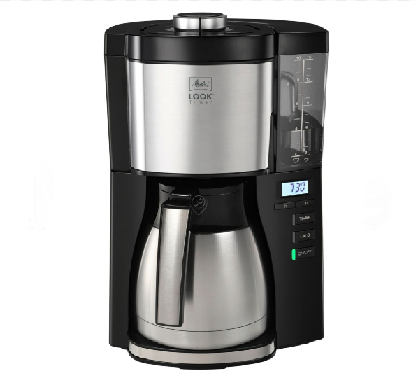 Melitta - Cafetieră Look Therm Timer negru m1025-18 - 6769008