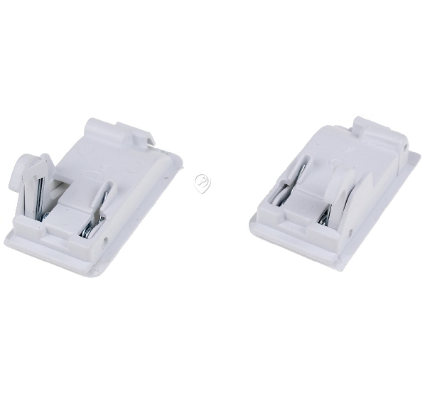 Whirlpool - Buton de blocare (set de 2 bucăți) - 481941129646 - pentru Hota WHIRLPOOL - 857862001020 - AKR620WH