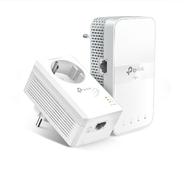 Set adaptor de alimentare powerline Tp-link TL-WPA7617 kit 1200 Mbps Ethernet LAN WiFi alb - TLWPA7617KIT