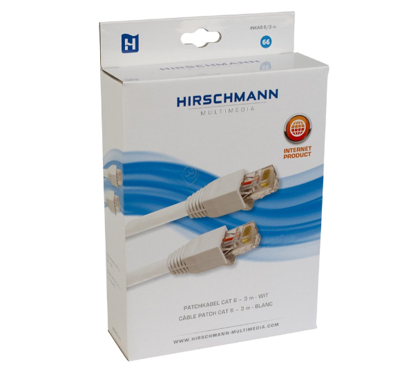 Hirschmann - Inkab5 - cablu de alimentare Cat6 patch RJ45 - 3,0m - 695020404