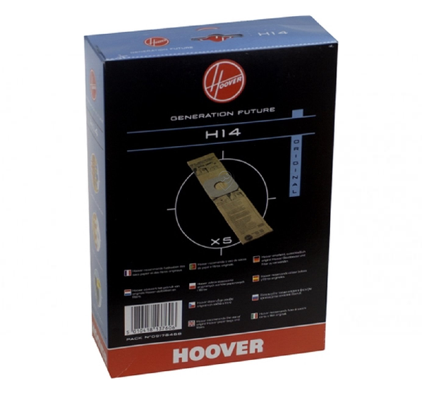 Hoover - Sac aspirator original h14, 5 bucăți - 09178468 - pentru HOOVER - H14