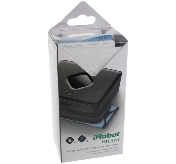 Irobot - Set de 3 lavete din microfibră, mixte (2 uscate și 1 umedă) pentru Braava - 4409705 - pentru Aspirator