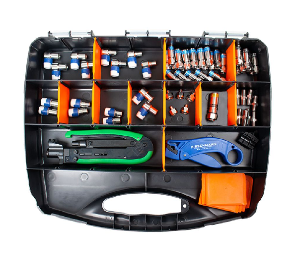 Hirschmann - Geantă pentru conectori - 695020635 - pentru TV/audio/video