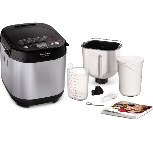 Moulinex - Mașină de făcut pâine 1kg oțel inoxidabil/negru - OW240E30