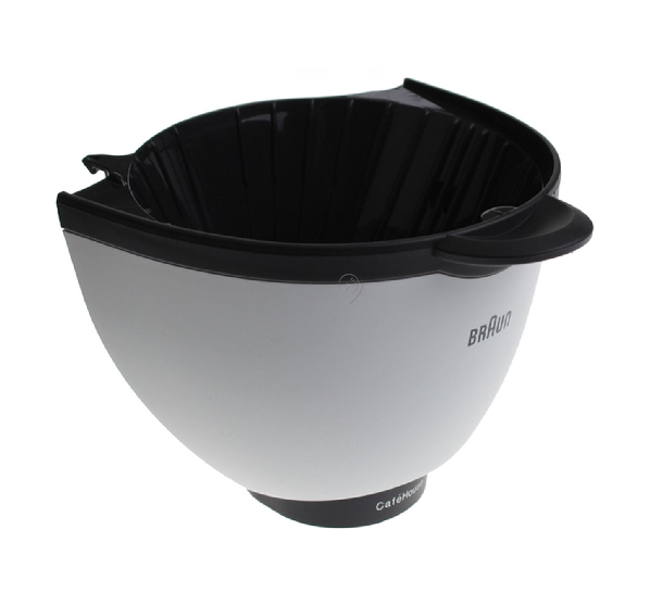 Delonghi - Suport filtru complet - alb / gri - AS00000001 - pentru Aparat de cafea BRAUN - KF520