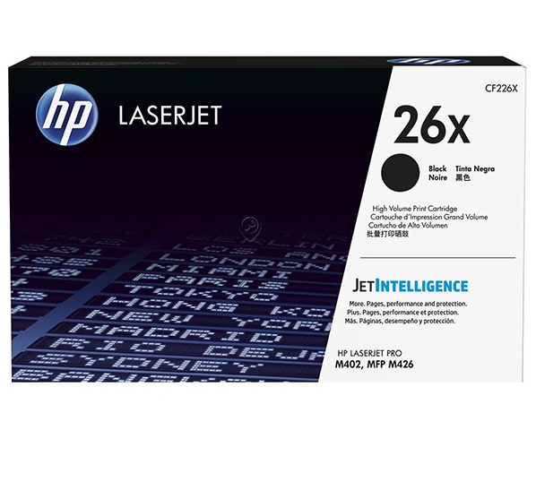 Hewlett Packard - HP 26X toner negru HC LJ Pro M402/M427 #CF226X, capacitate: 9.000 pagini - CF226X