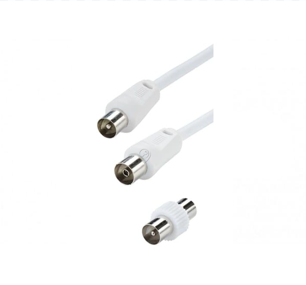 Erard - Cablu TV 9,52 mm - m / f - 3 m + adaptor m / m - 724511