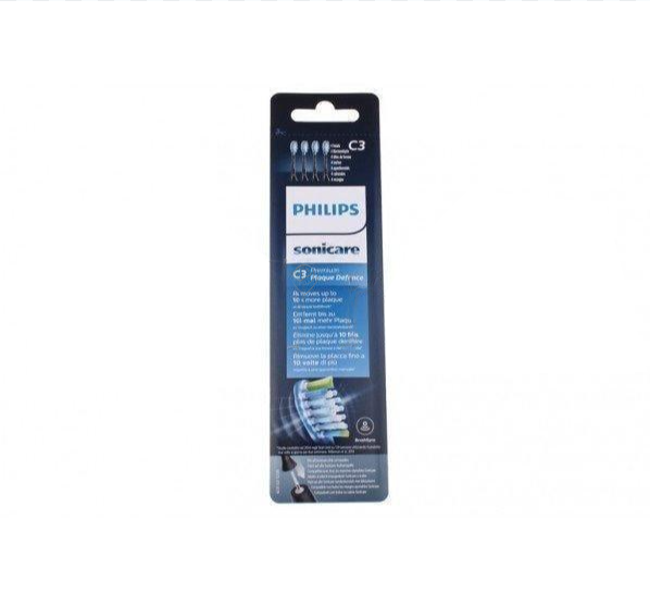 Capete de periuță de dinți Philips Premium Plaque Defense - Pachet de 4 - Negru - HX904433