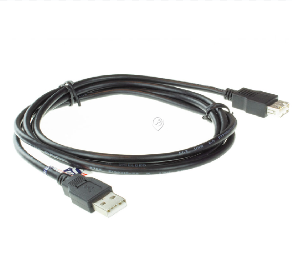 Act cables - Cablu prelungitor USB Act AC3040 1.8m USB (m) la USB (f) USB 2.0 negru - AC3040