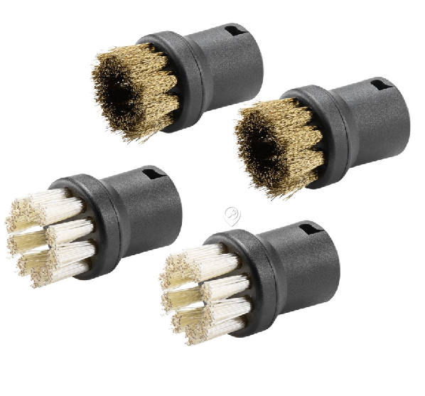 Karcher - Set de perii - pachet de 3 - aparat de curățat cu abur - 28633350 - pentru Curățător cu abur