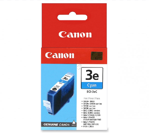 Canon - Cartus cerneala Bci 3e cyan pentru bjc-6000/s400 - BCI3EC